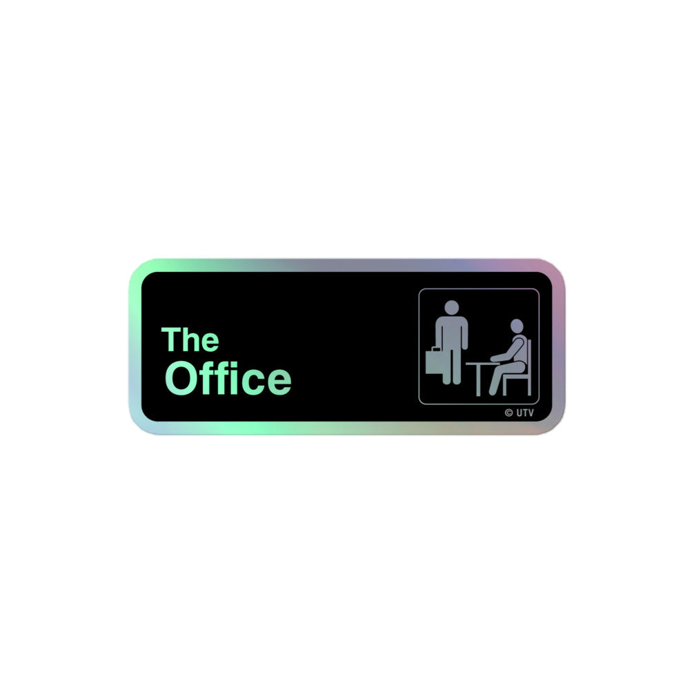 The Office Logo Holographic Sticker