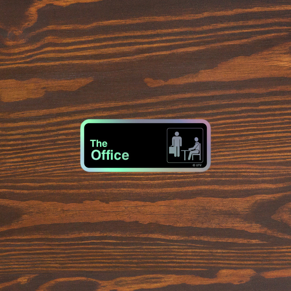 The Office Logo Holographic Sticker