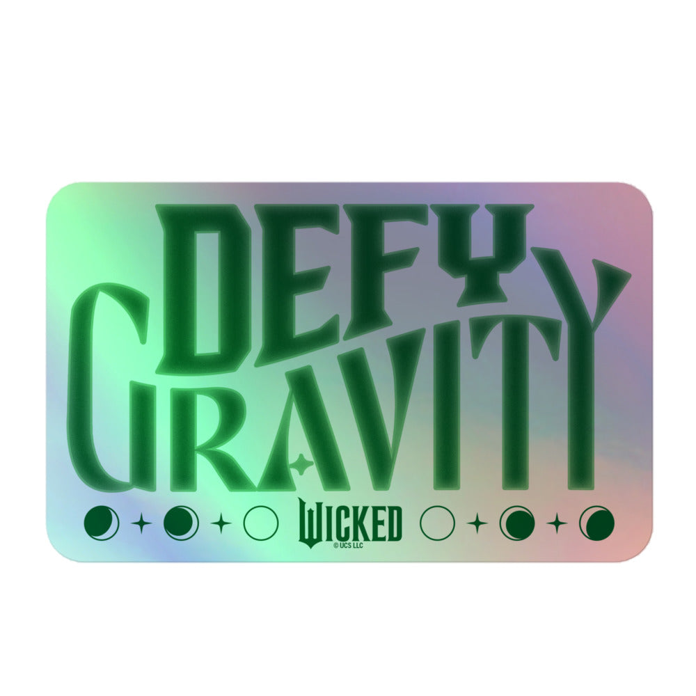 Wicked Defy Gravity Holographic Sticker