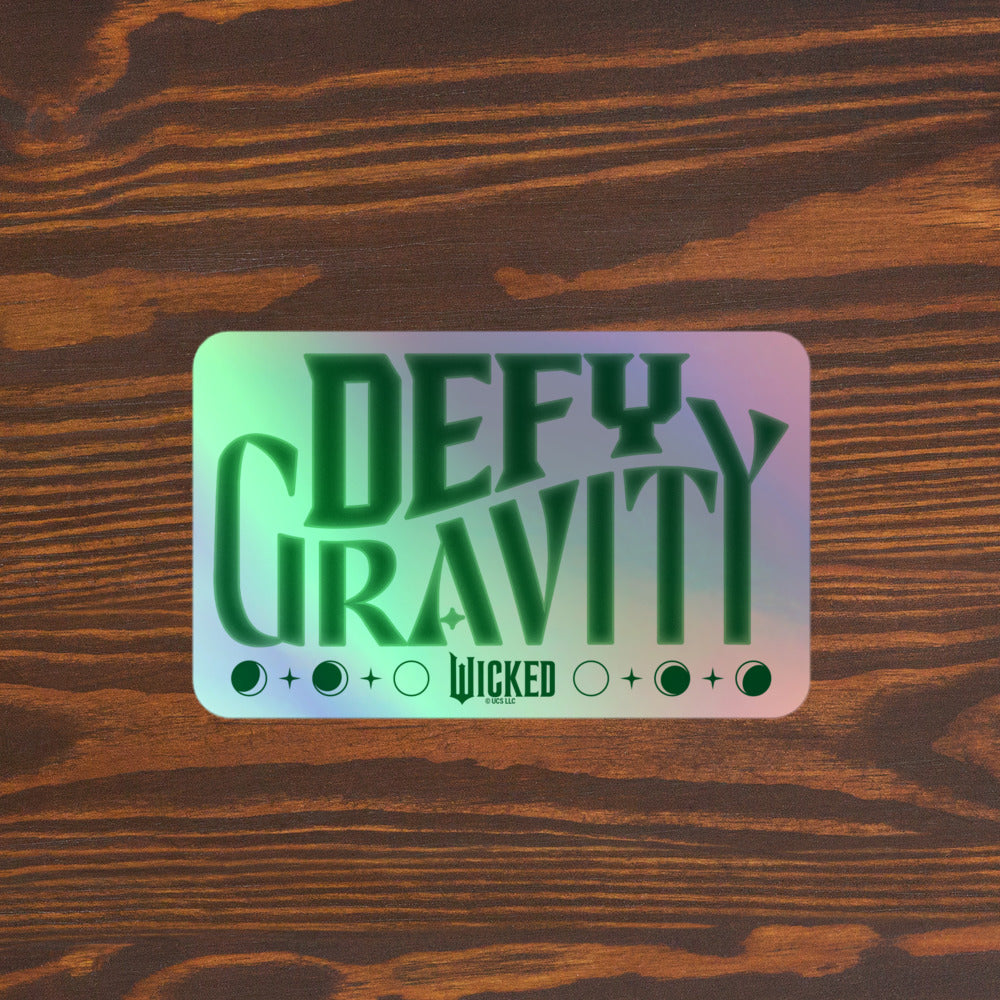 Wicked Defy Gravity Holographic Sticker