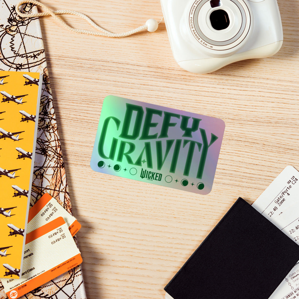 Wicked Defy Gravity Holographic Sticker