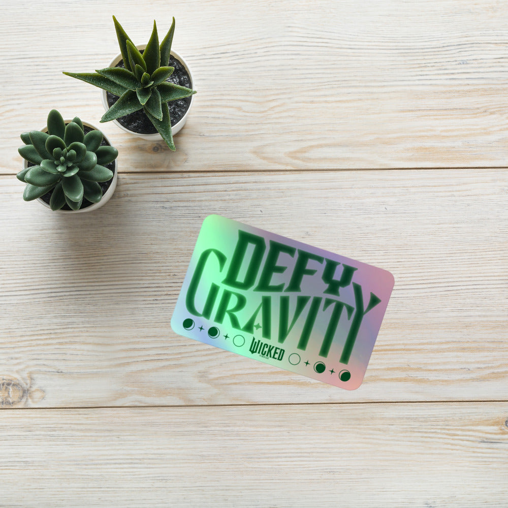 Wicked Defy Gravity Holographic Sticker