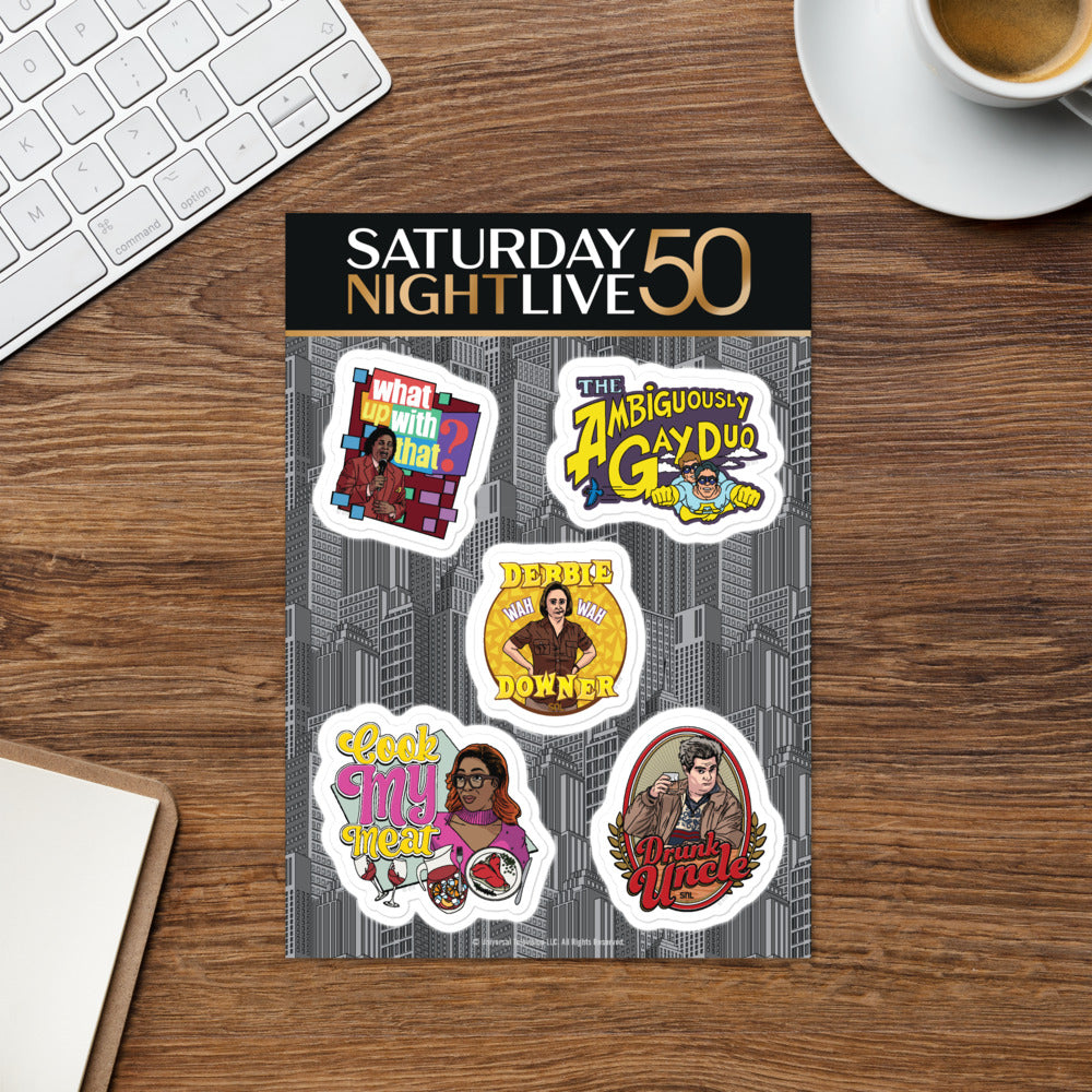 Saturday Night Live 50th Anniversary Sticker Sheet