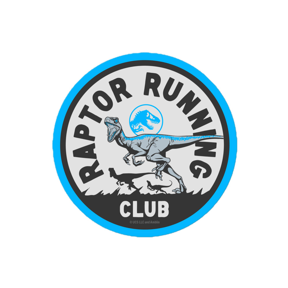 Jurassic Park Raptor Running Club Sticker