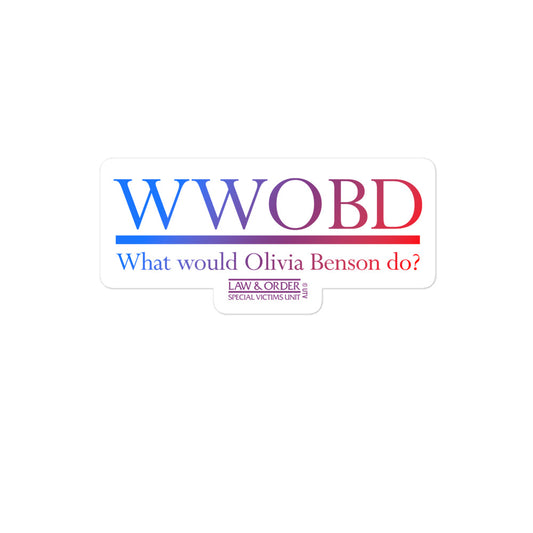 Law & Order: SVU What Would Olivia Benson Do? Sticker