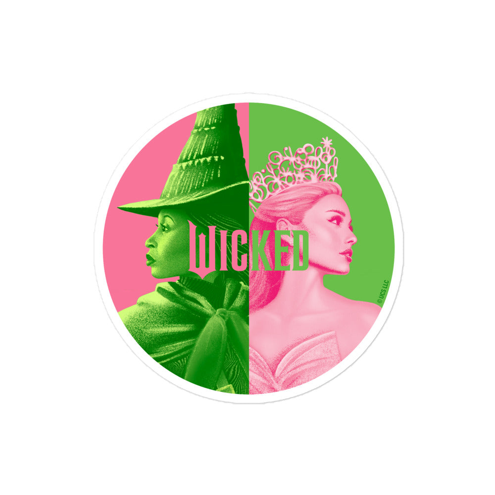 Wicked Elphaba Glinda Sticker