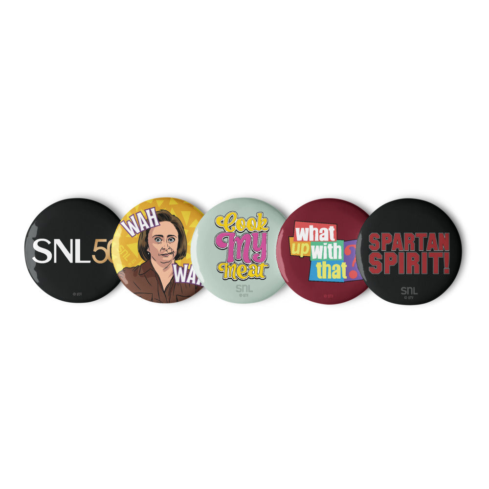 Saturday Night Live 50th Anniversary 5 Pin Set