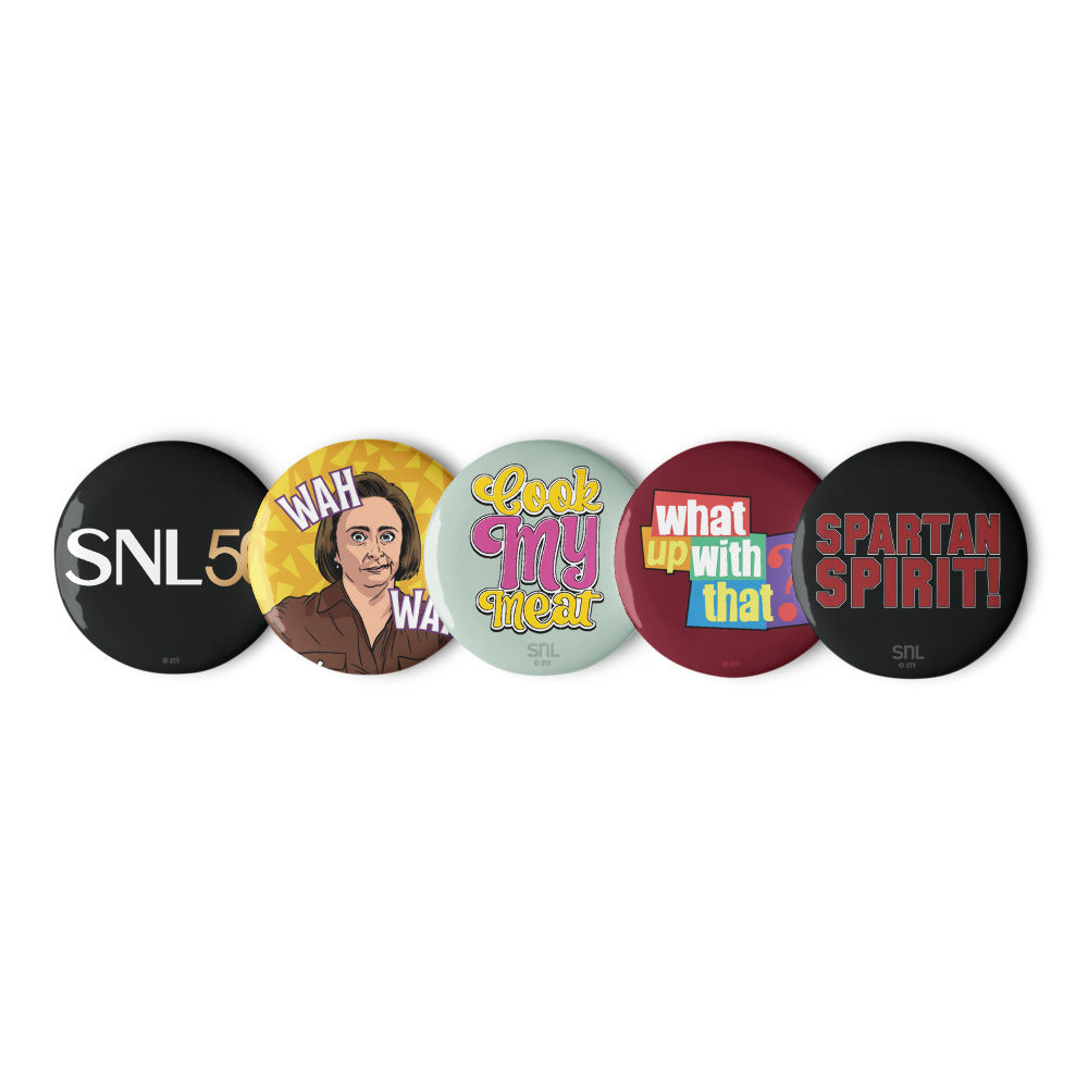 Saturday Night Live 50th Anniversary 5 Pin Set