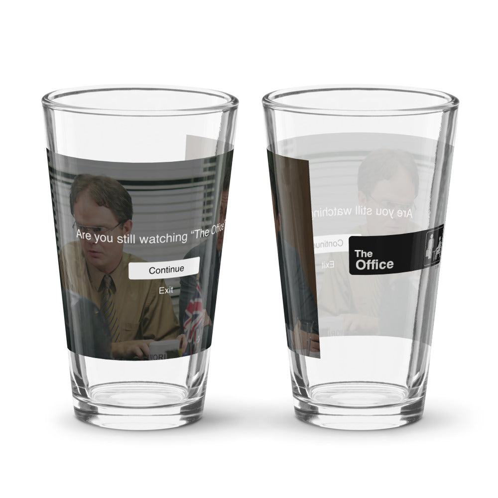 The Office Are You Still Watching? Pint Glass