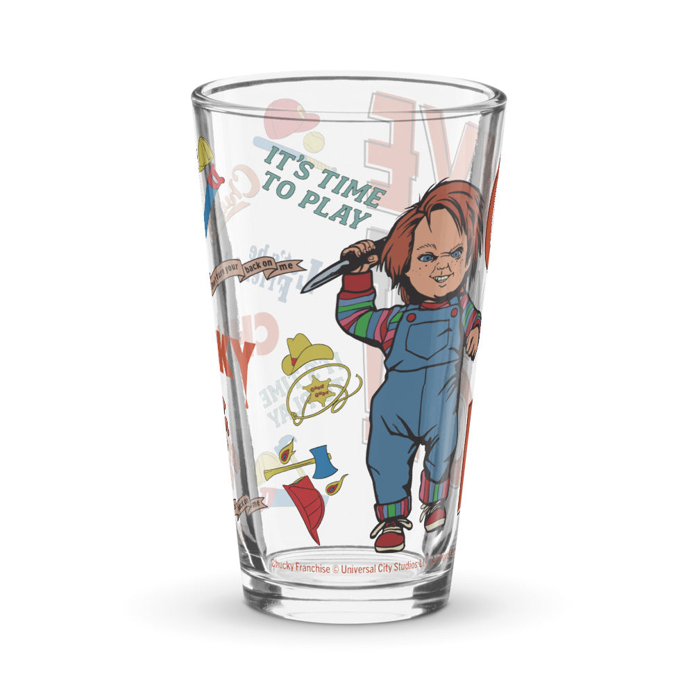 Chucky Give Me The Boy Pint Glass