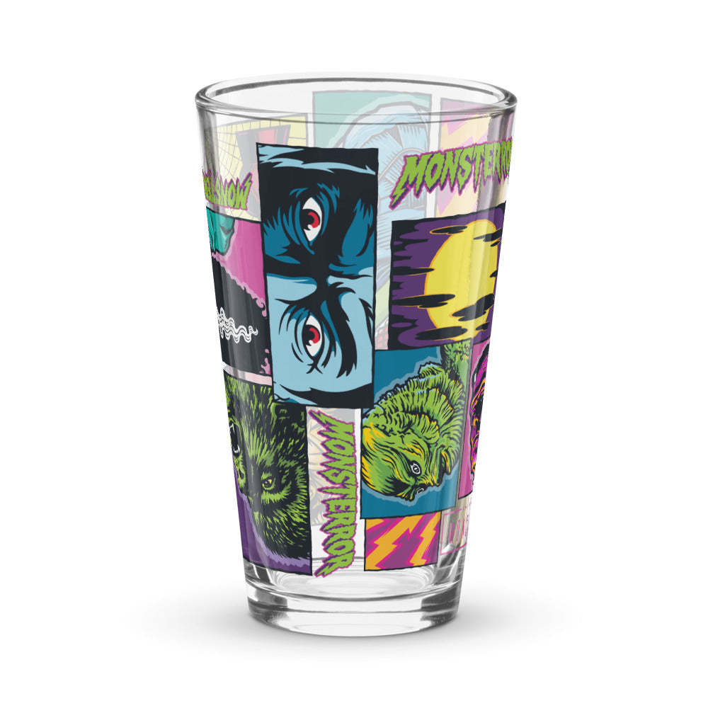 Universal Monsters Comic Book Pint Glass