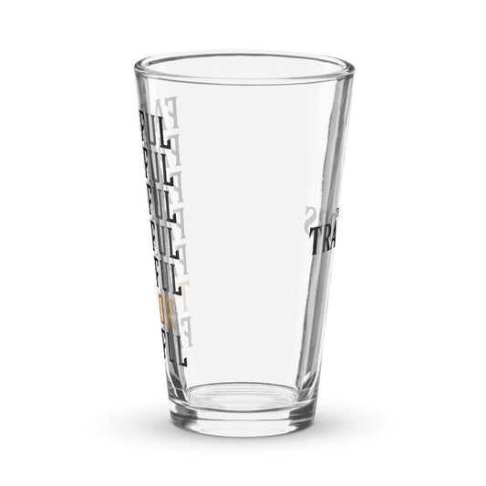 The Traitors Faithful Faithful Traitor Shaker Pint Glass