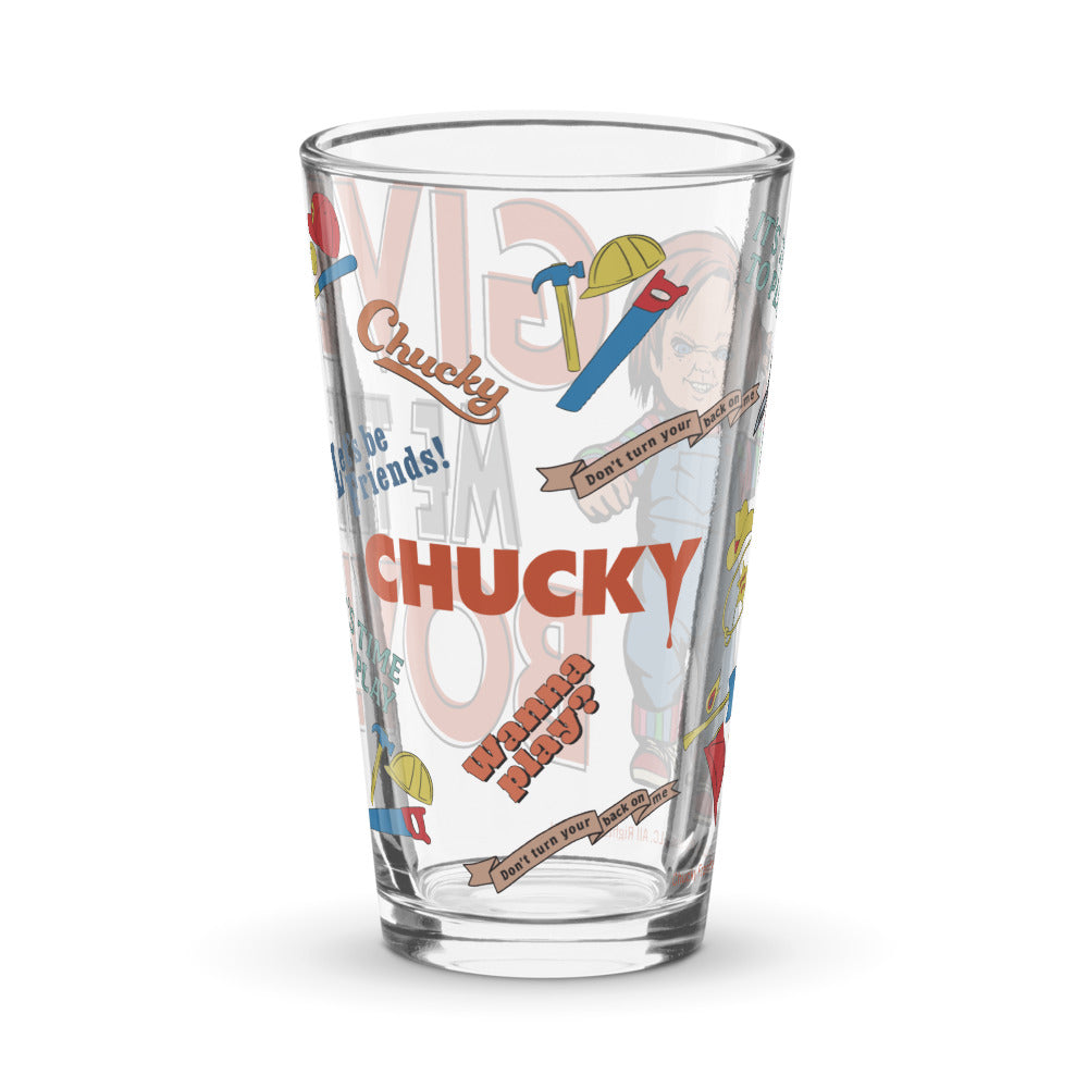 Chucky Give Me The Boy Pint Glass