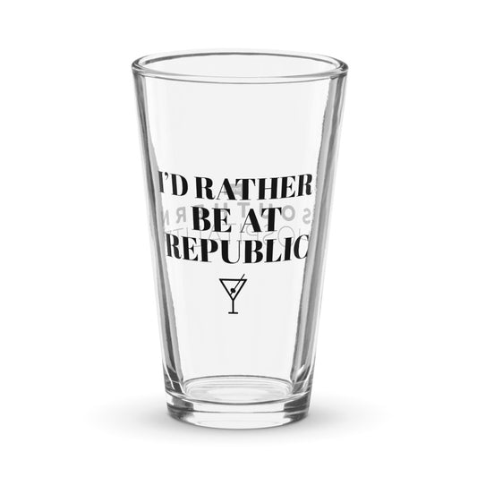 Southern Hospitality I'd Rather Be At Republic Pint Glass