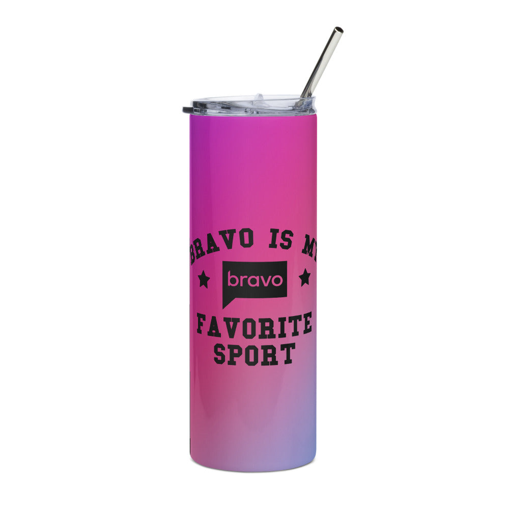 Bravo Is My Favorite Sport Tumbler