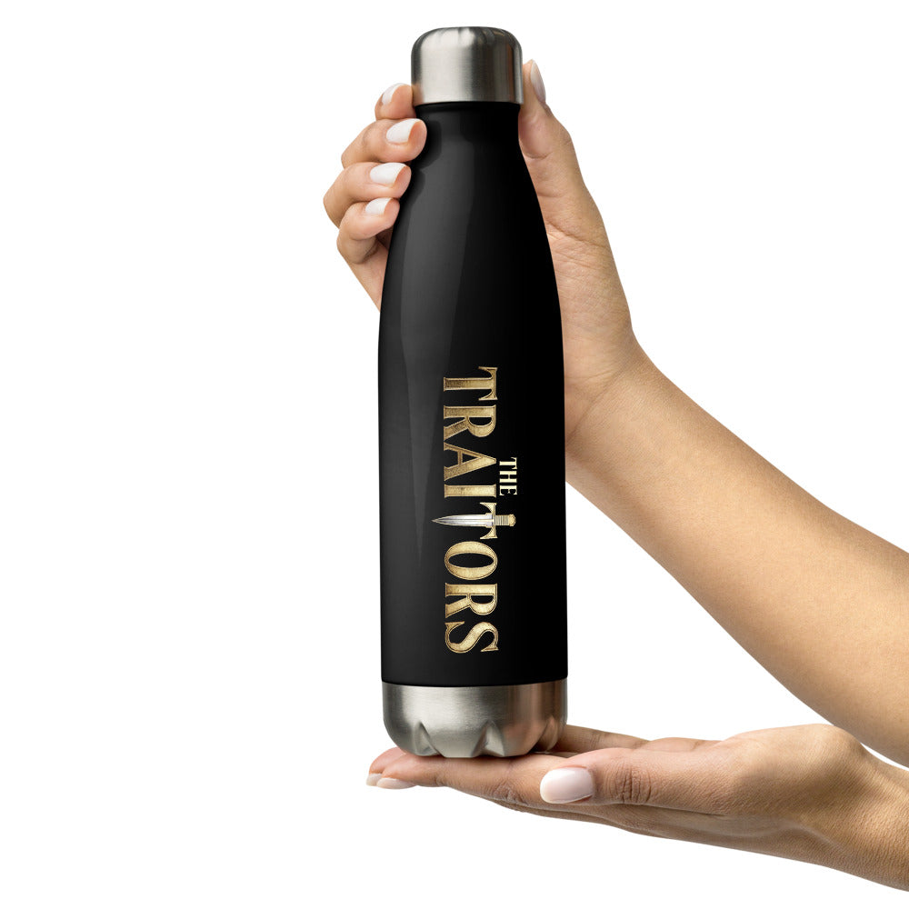 The Traitors Logo Stainless Steel Water Bottle