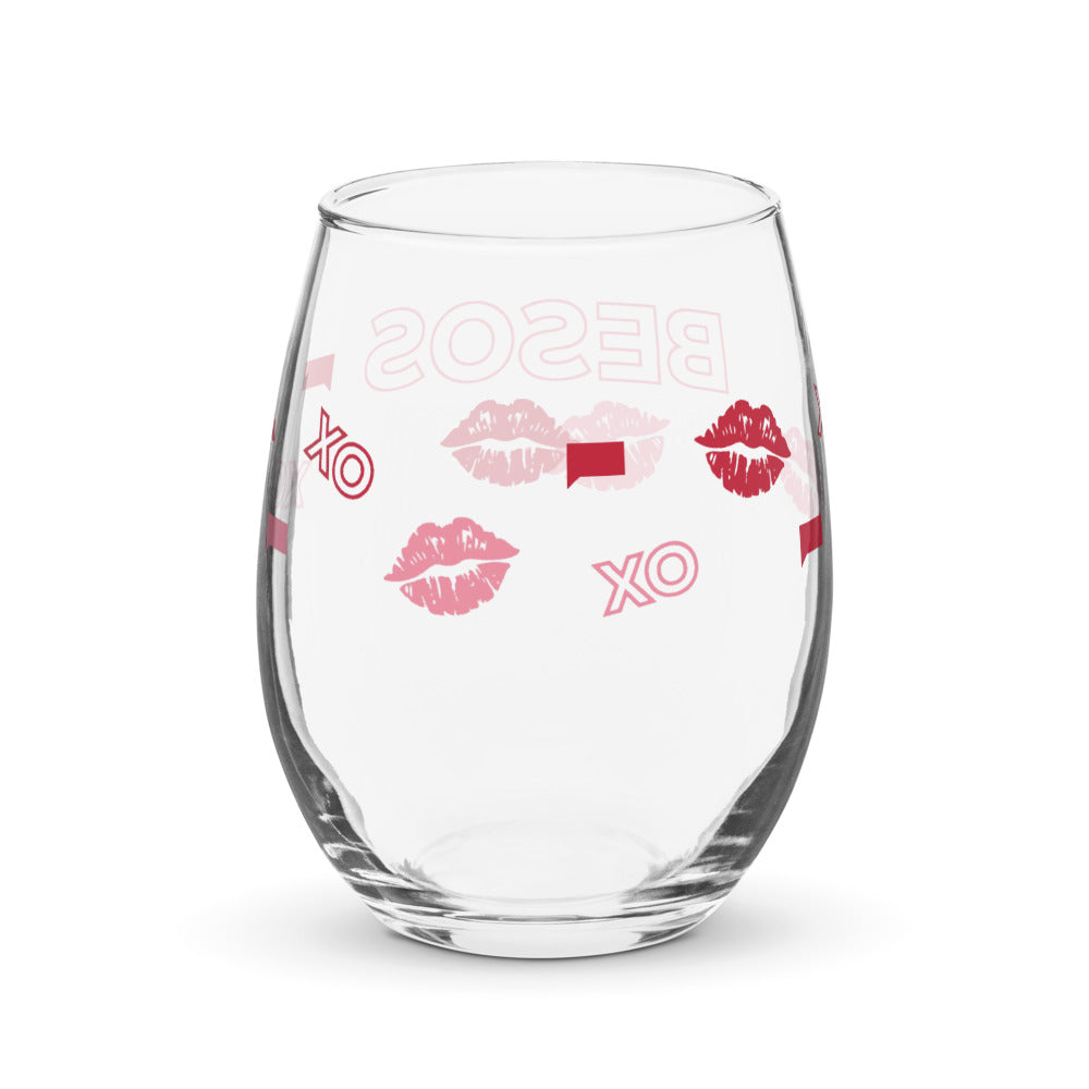 The Real Housewives of Salt Lake City Besos Stemless Wine Glass