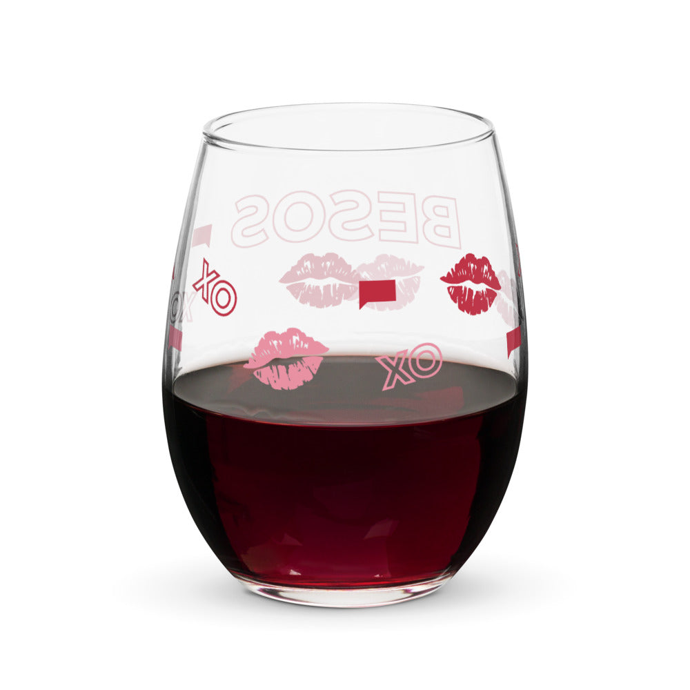 The Real Housewives of Salt Lake City Besos Stemless Wine Glass