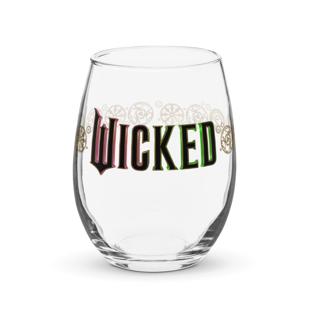 Wicked Logo Stemless Wine Glass