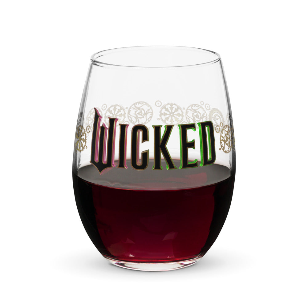 Wicked Logo Stemless Wine Glass