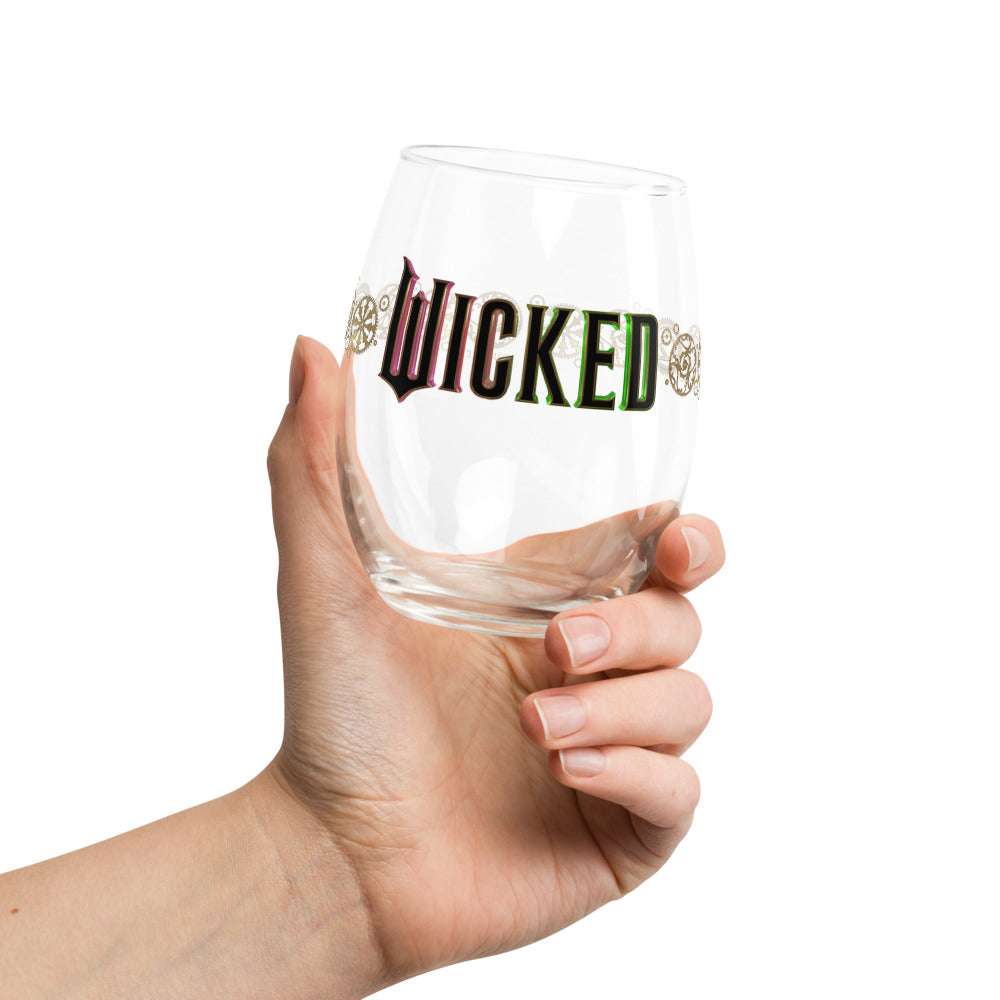 Wicked Logo Stemless Wine Glass