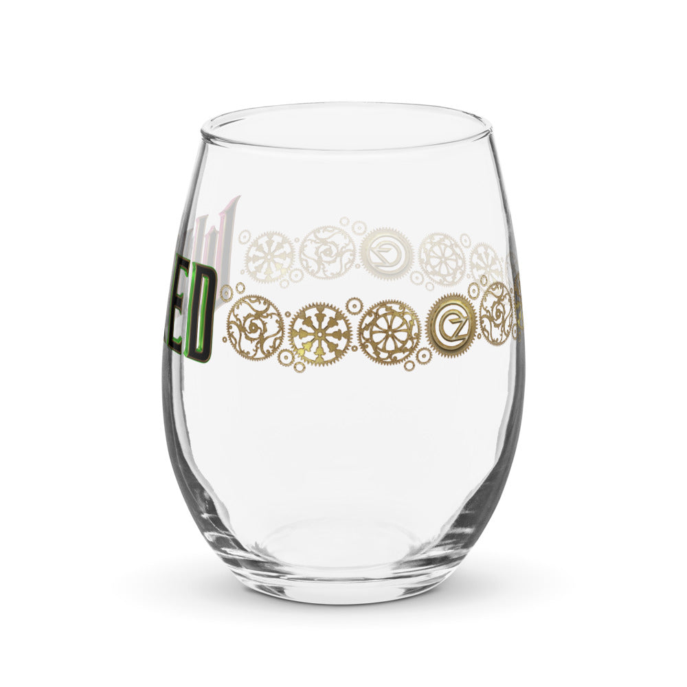 Wicked Logo Stemless Wine Glass