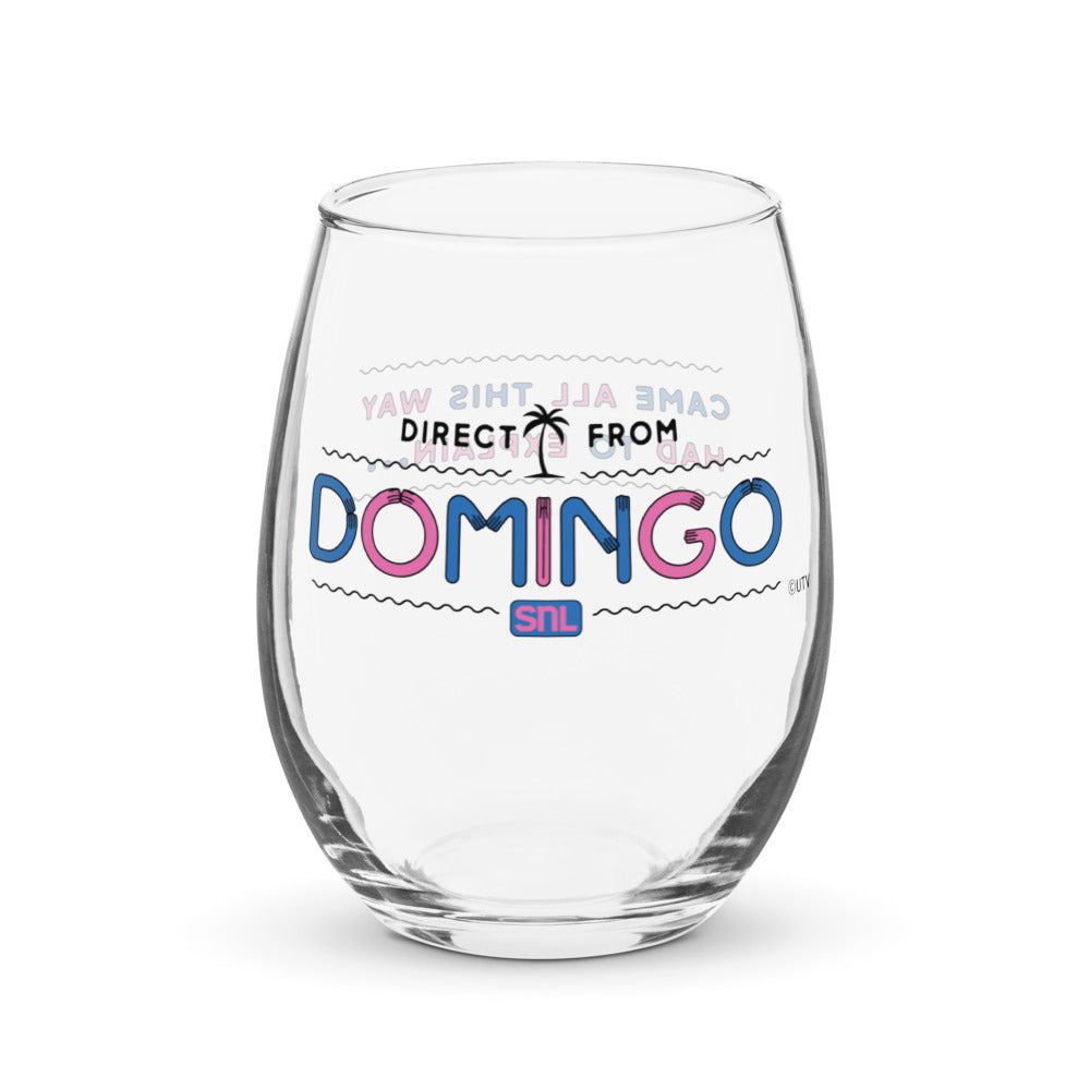 Saturday Night Live Direct From Domingo Stemless Wine Glass