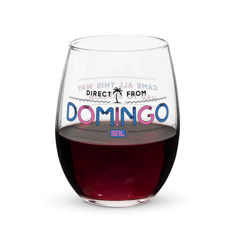 Saturday Night Live Direct From Domingo Stemless Wine Glass