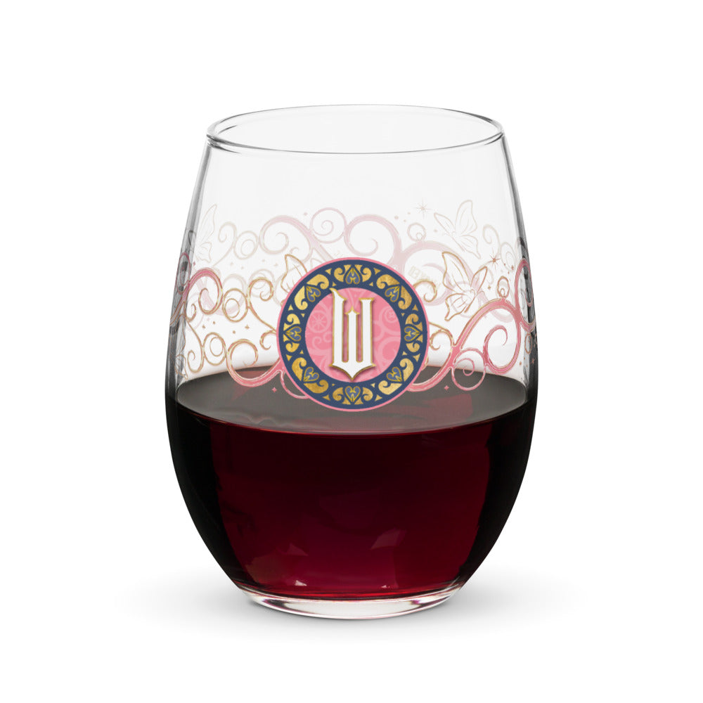 Wicked Glinda Badge Stemless Wine Glass