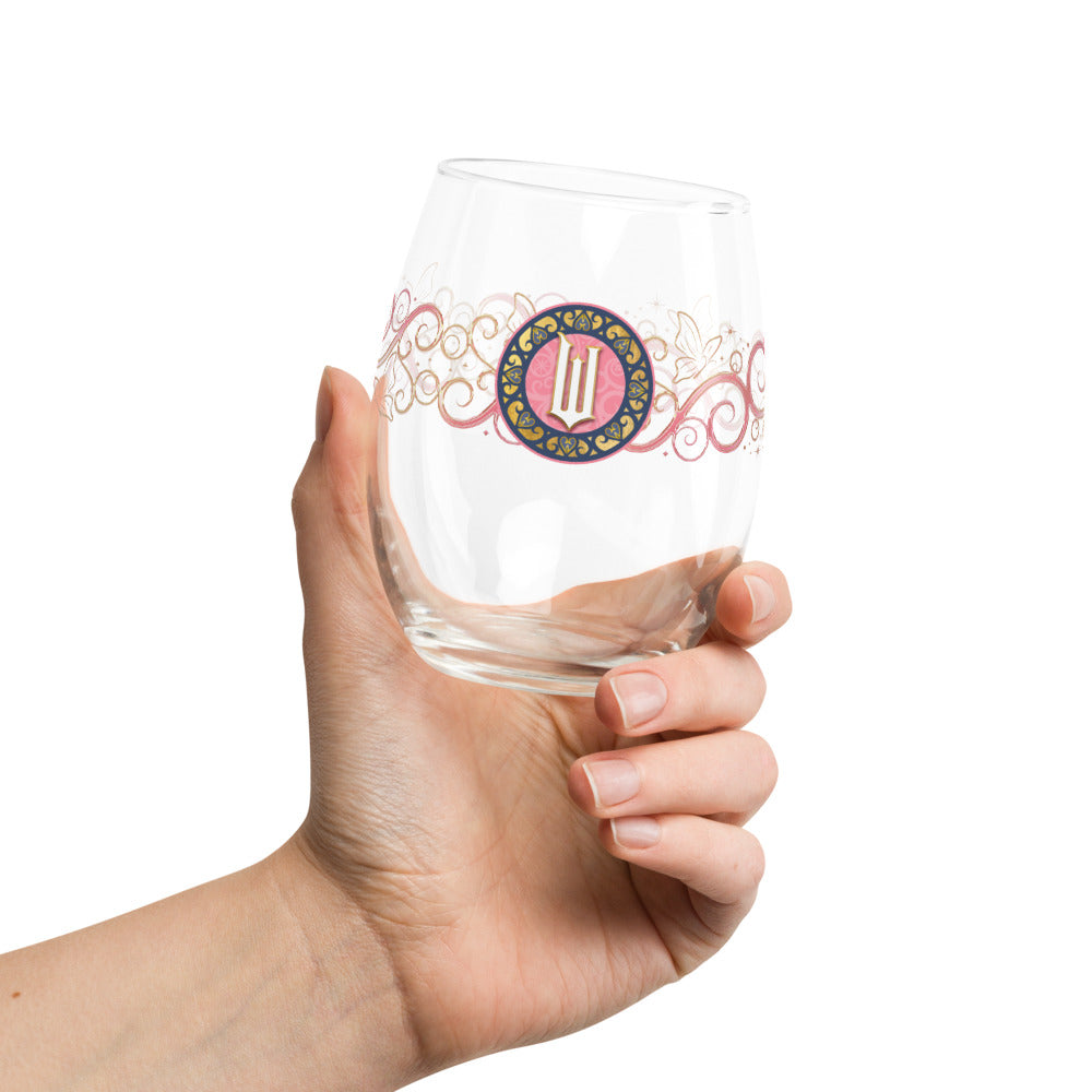 Wicked Glinda Badge Stemless Wine Glass