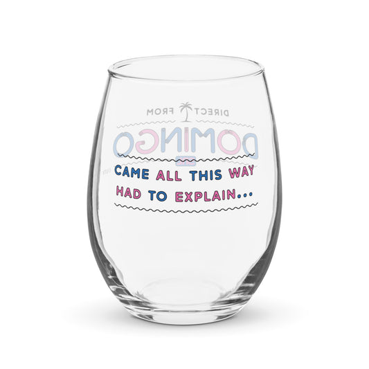 Saturday Night Live Direct From Domingo Stemless Wine Glass