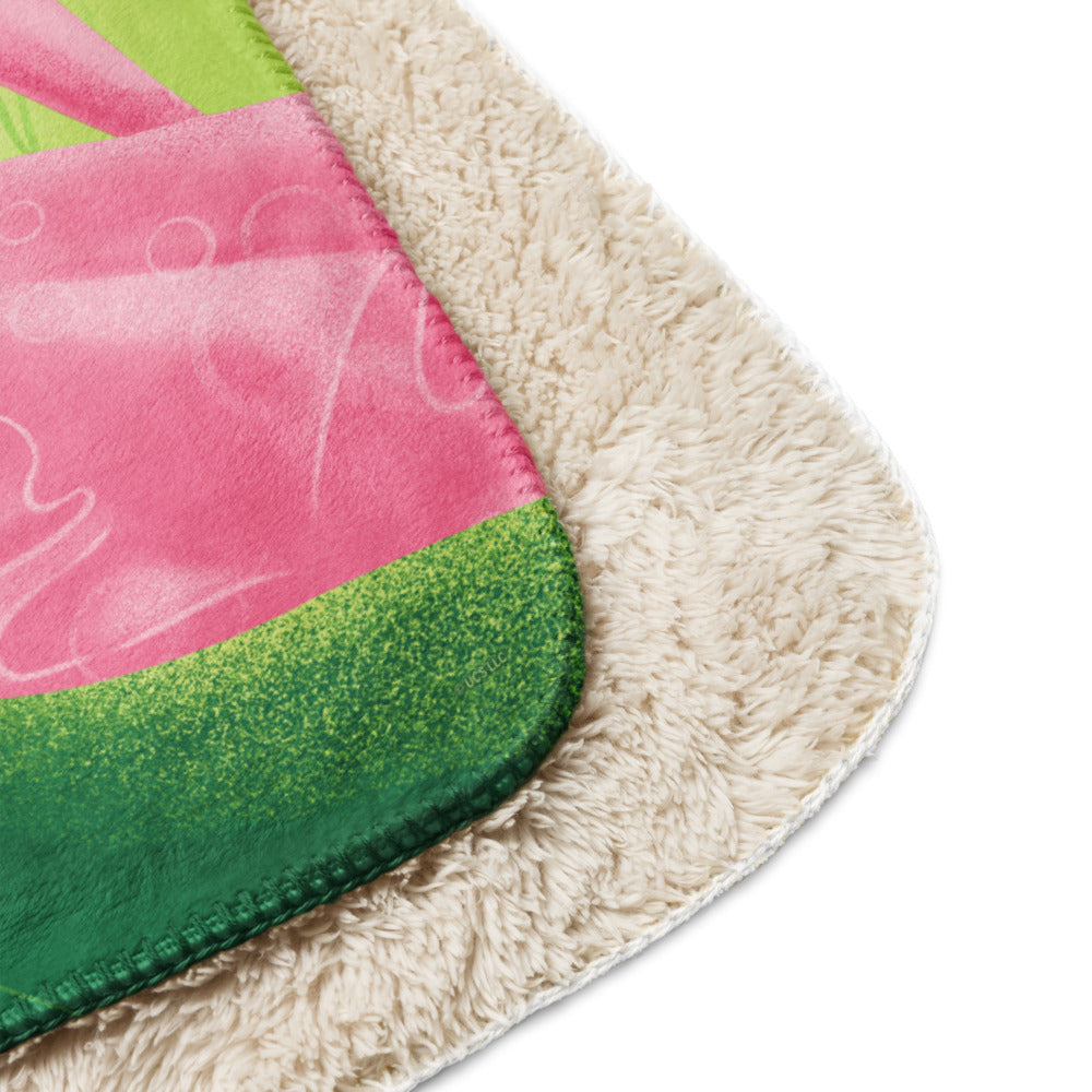 Wicked Elphaba Glinda Sherpa Blanket