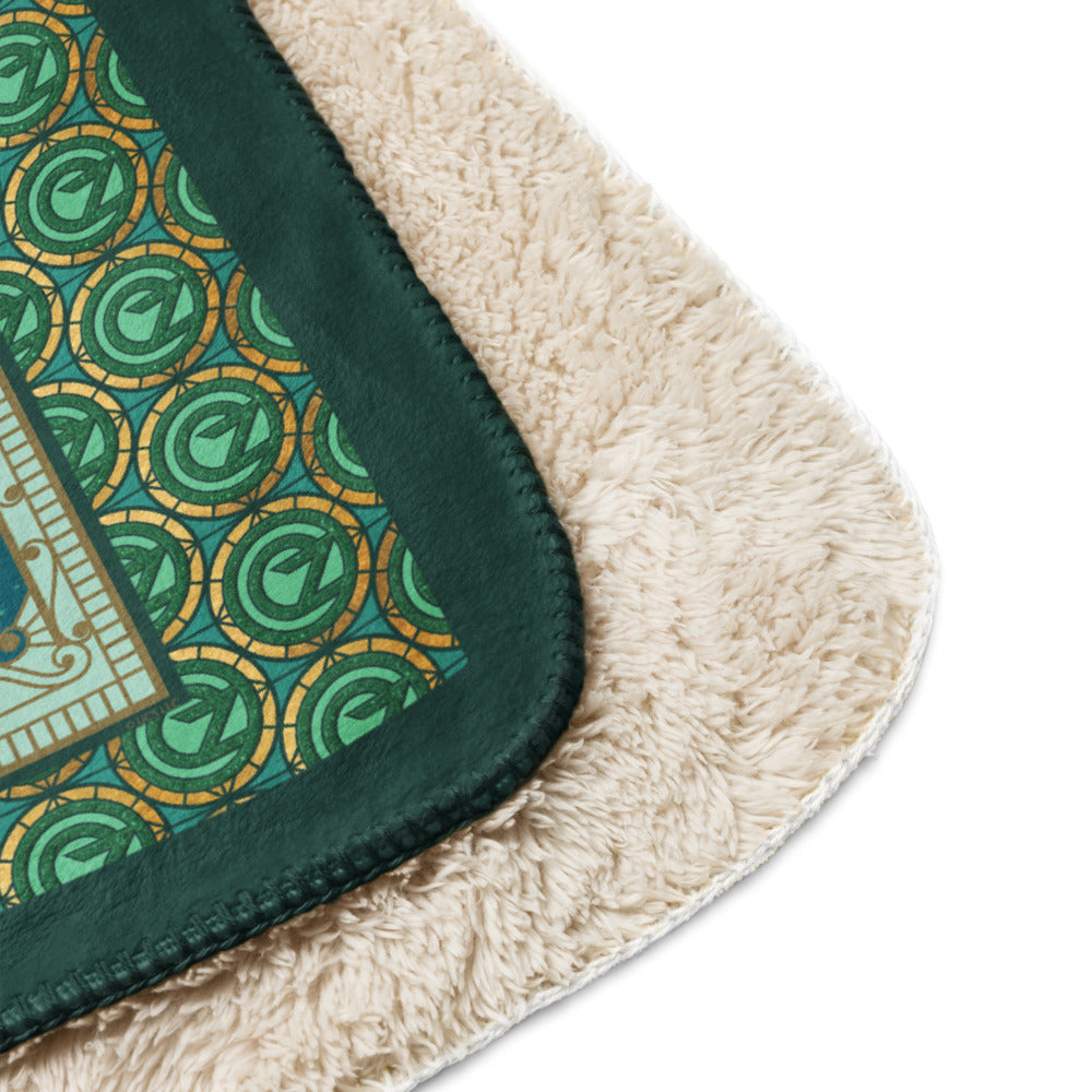 Wicked Greetings From Emerald City Sherpa Blanket