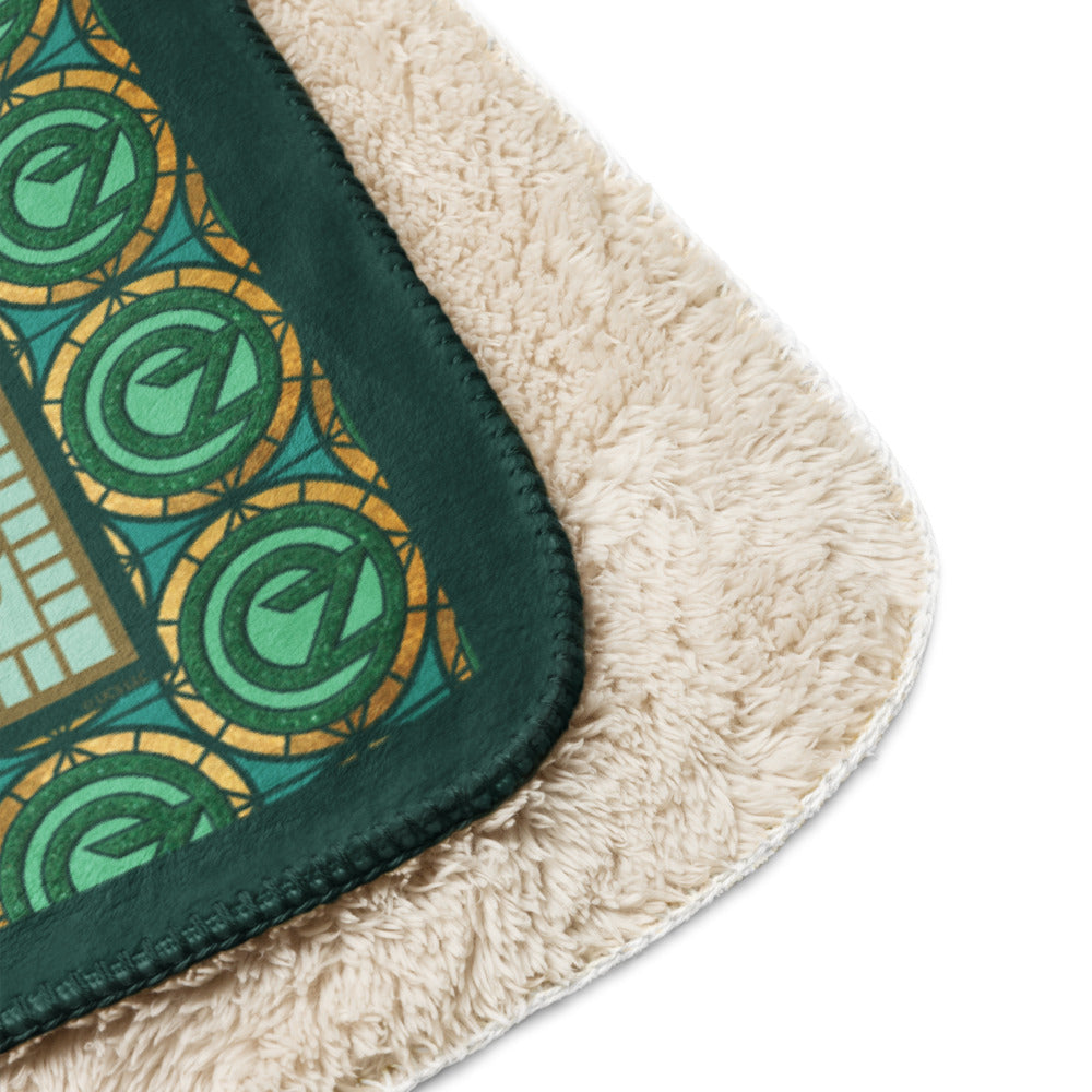 Wicked Greetings From Emerald City Sherpa Blanket