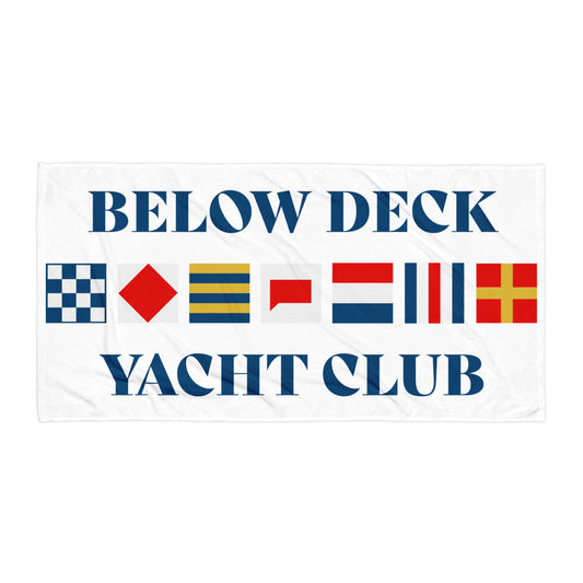 Below Deck Yacht Club Beach Towel