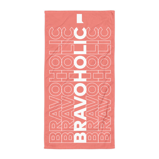 Bravoholic Repeat Beach Towel