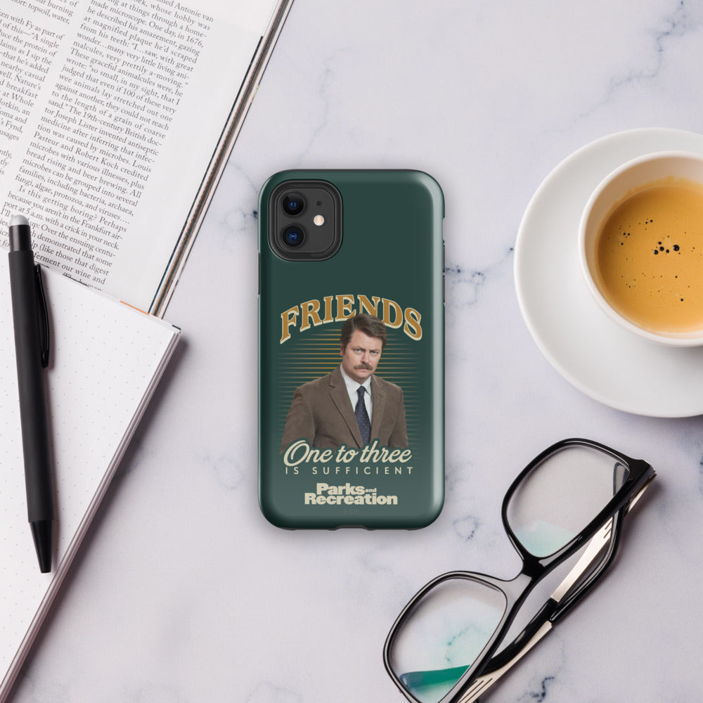 Parks and Recreation Friends One To Three iPhone Case