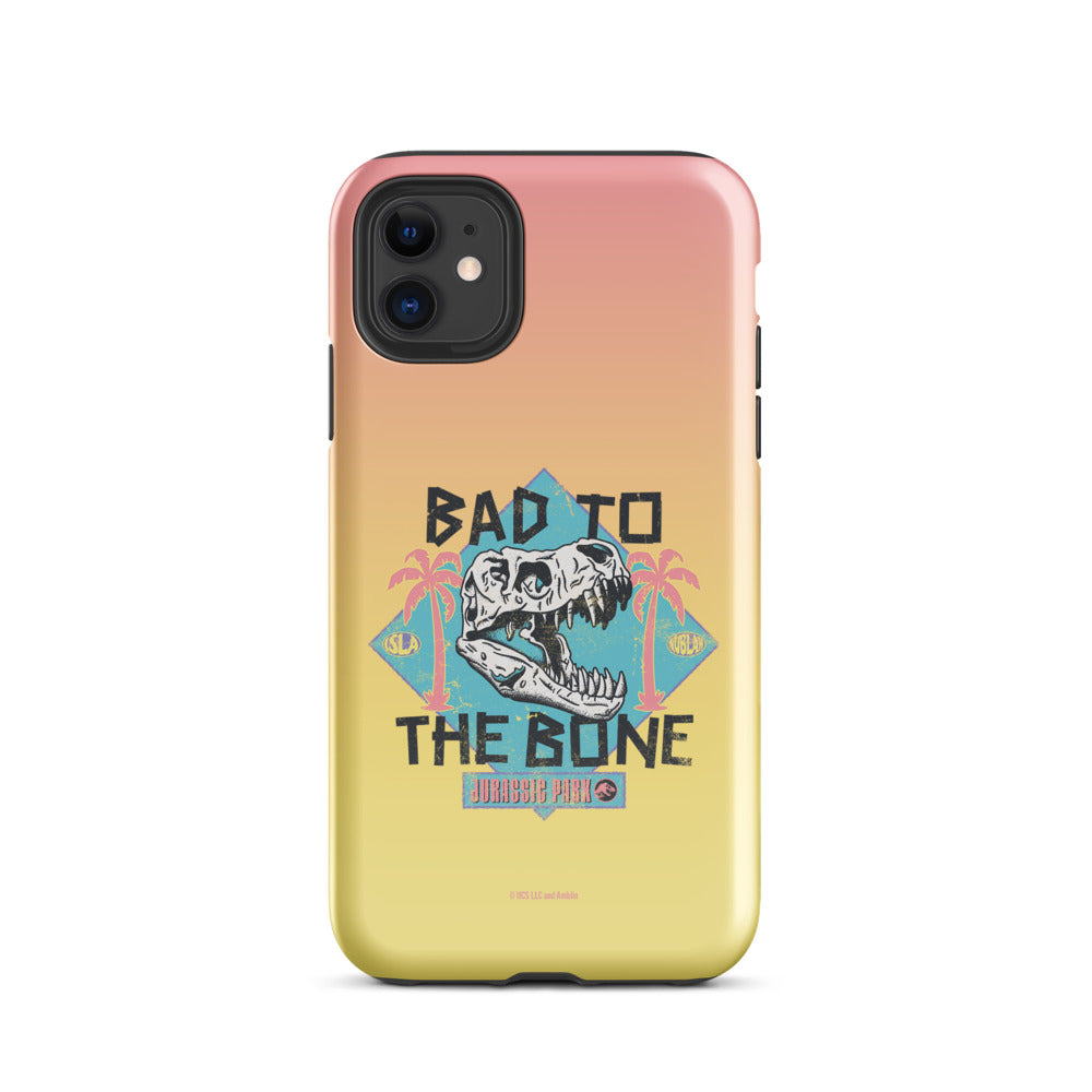 Jurassic Park Bad To The Bone iPhone Case