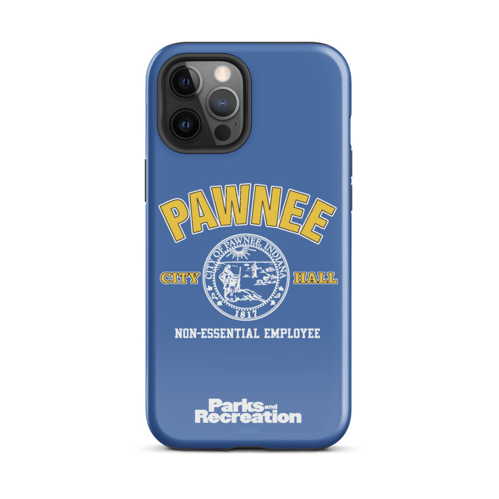 Parks and Recreaction Non-Essential Employee Badge iPhone Case