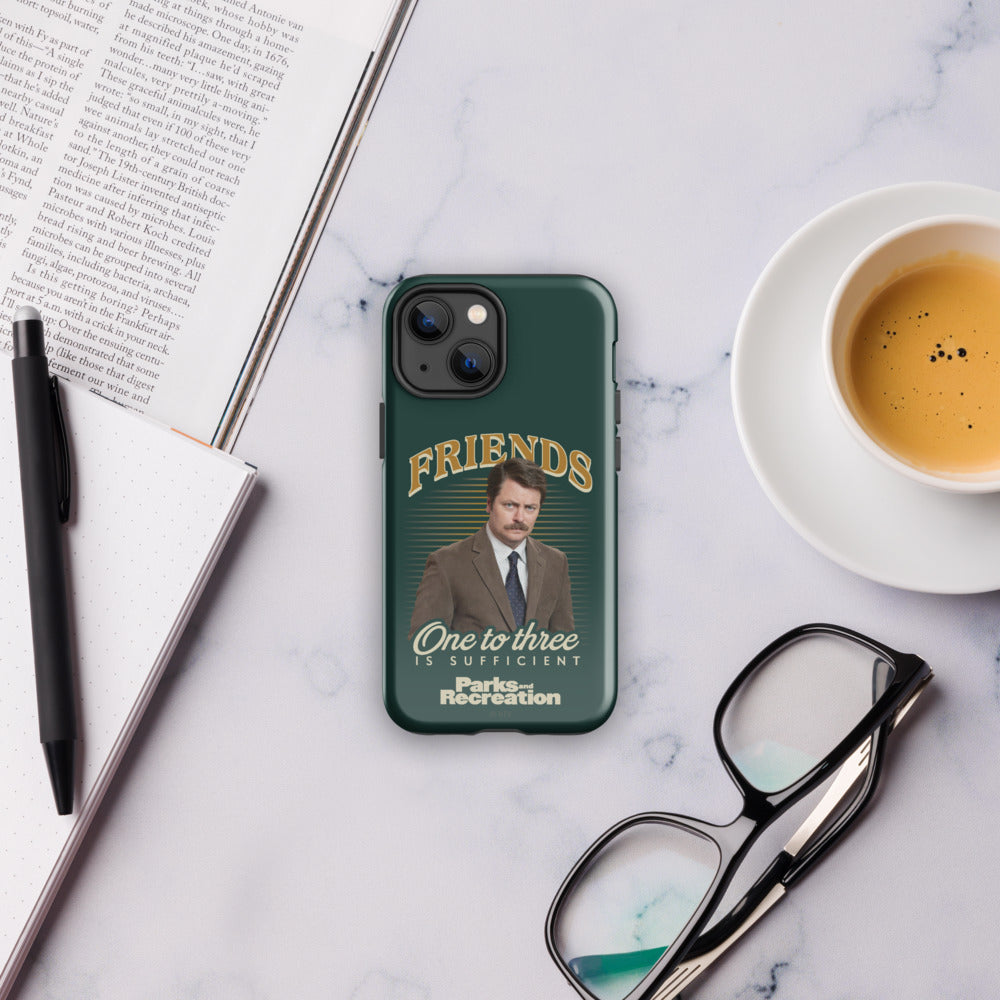 Parks and Recreation Friends One To Three iPhone Case