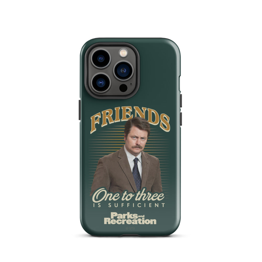 Parks and Recreation Friends One To Three iPhone Case