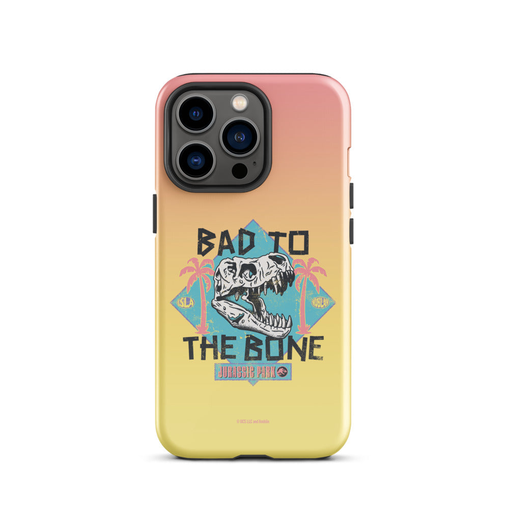 Jurassic Park Bad To The Bone iPhone Case