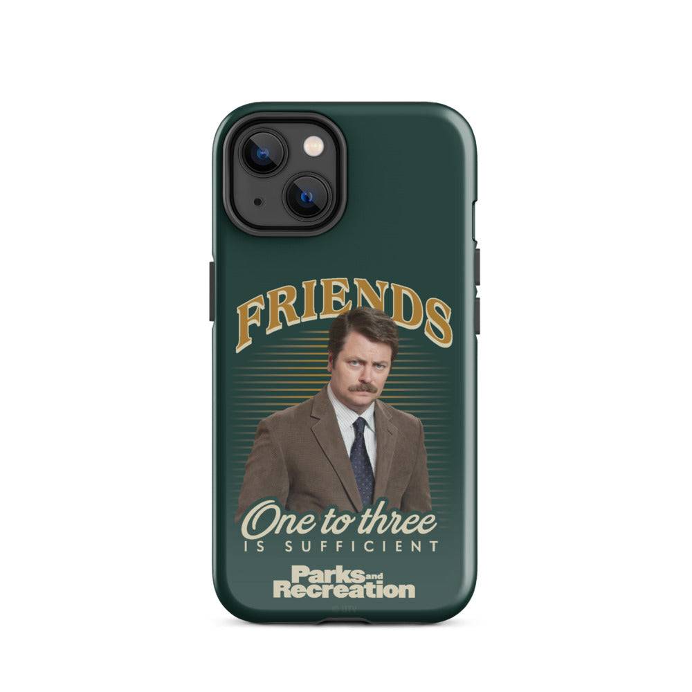 Parks and Recreation Friends One To Three iPhone Case