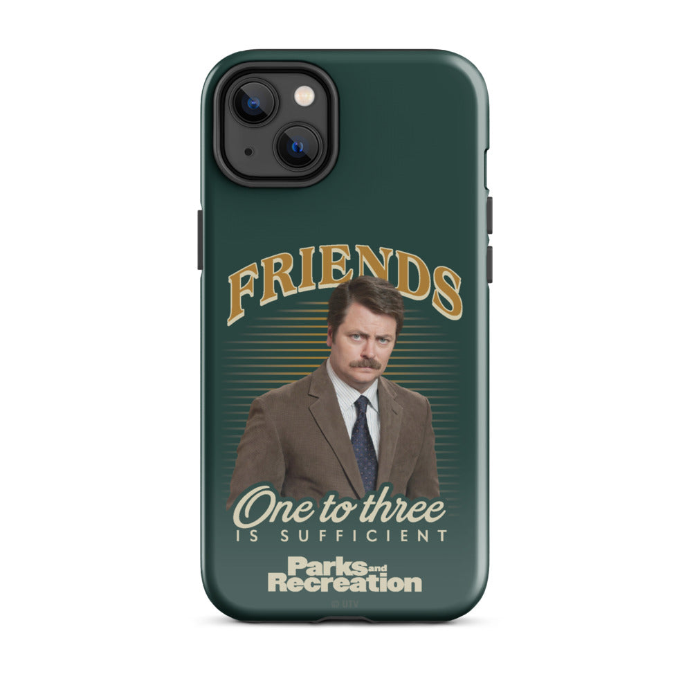 Parks and Recreation Friends One To Three iPhone Case