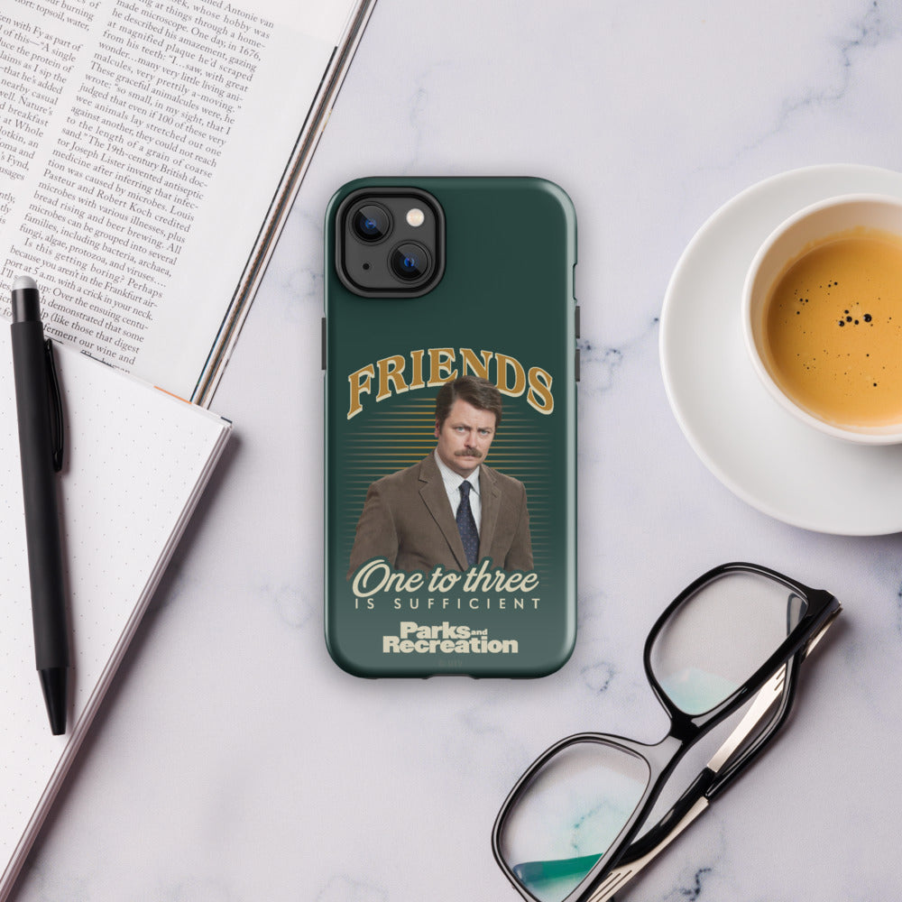 Parks and Recreation Friends One To Three iPhone Case