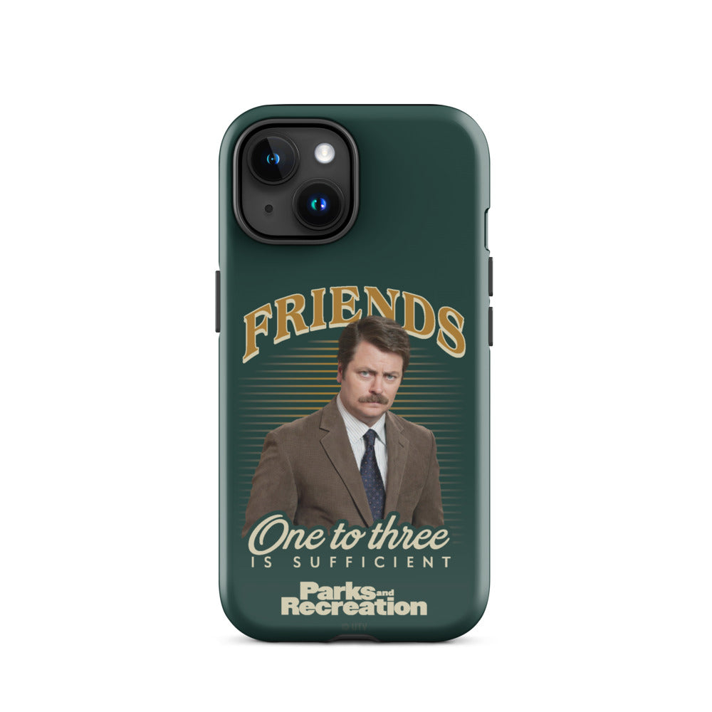 Parks and Recreation Friends One To Three iPhone Case