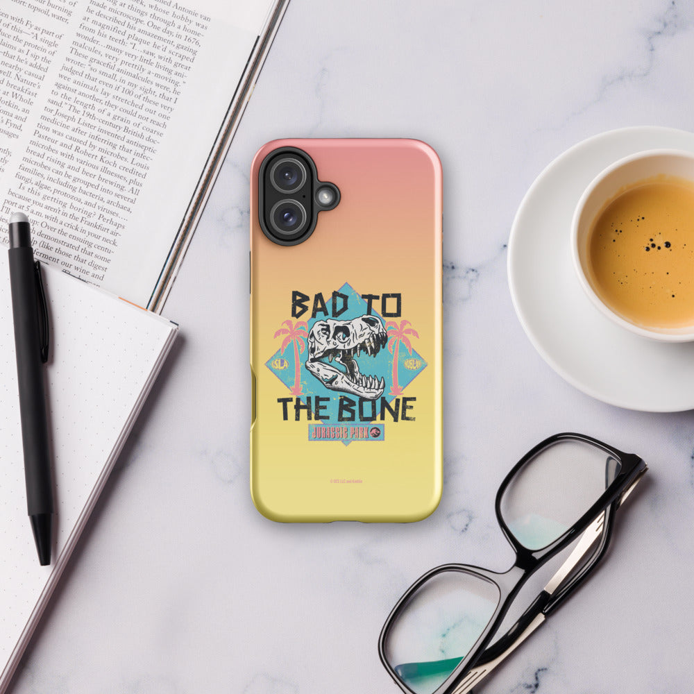 Jurassic Park Bad To The Bone iPhone Case