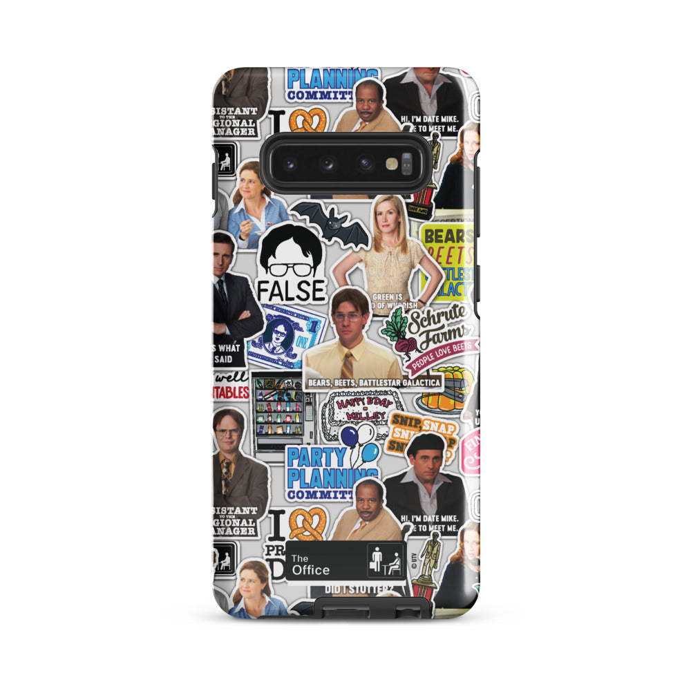 The Office Collage Pattern Samsung Case