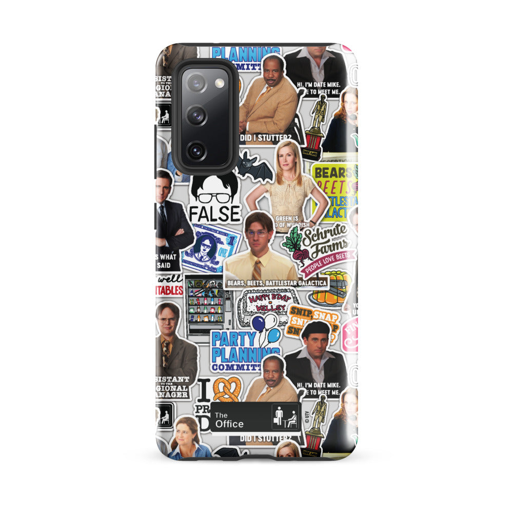 The Office Collage Pattern Samsung Case