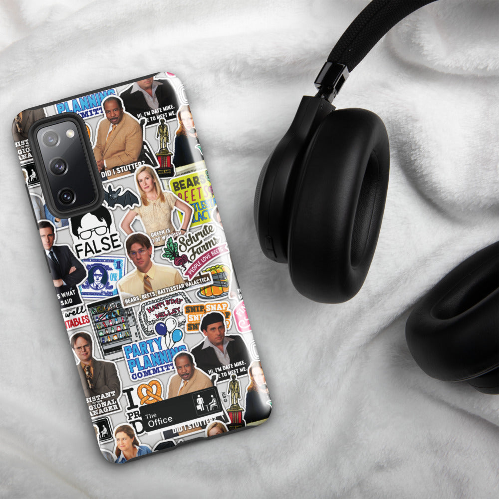 The Office Collage Pattern Samsung Case